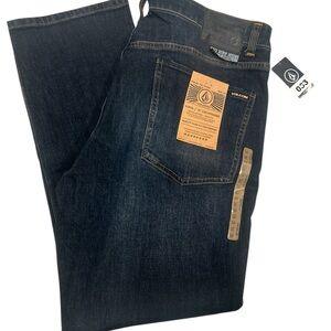 Volcom Men's Indigo Straight Jeans 36 x 30